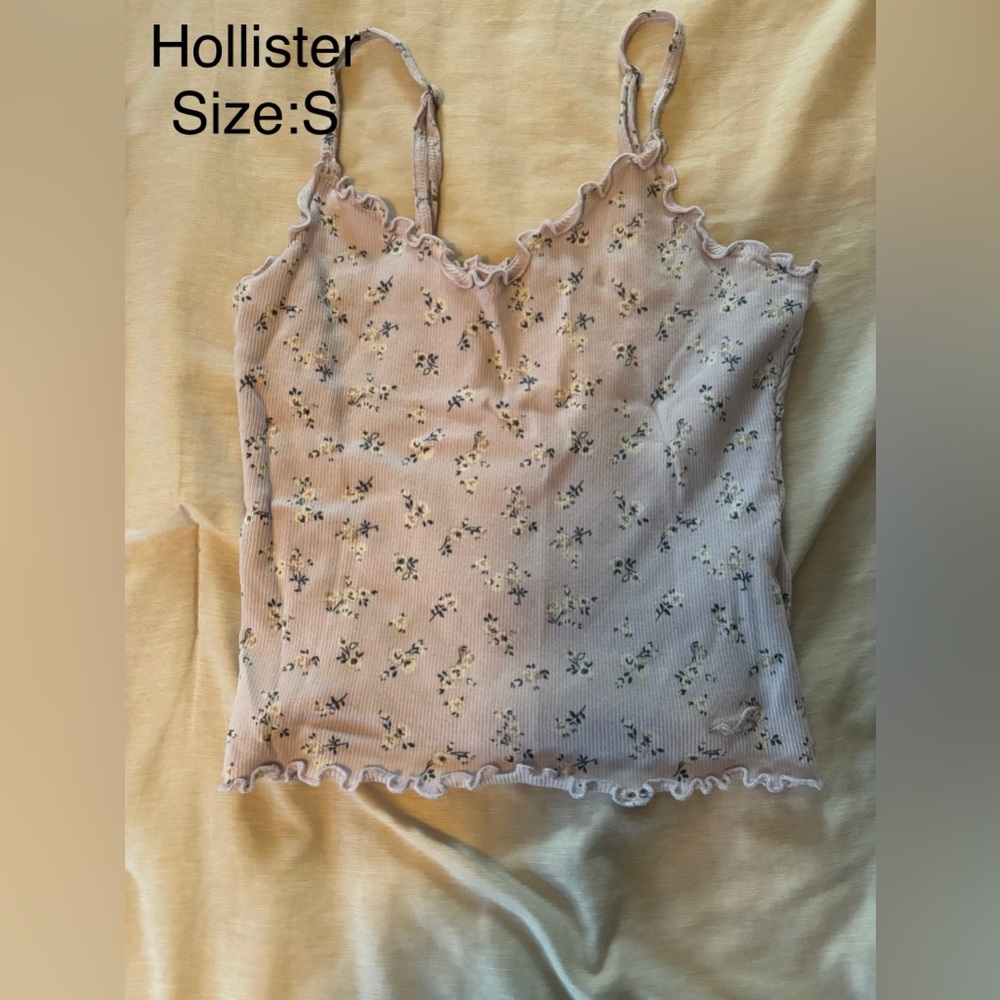 Hollister Light Pink Floral Camisole